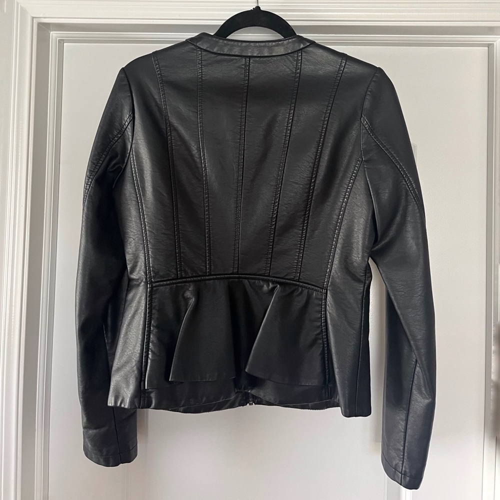 Vegan Leather Jacket - image 4